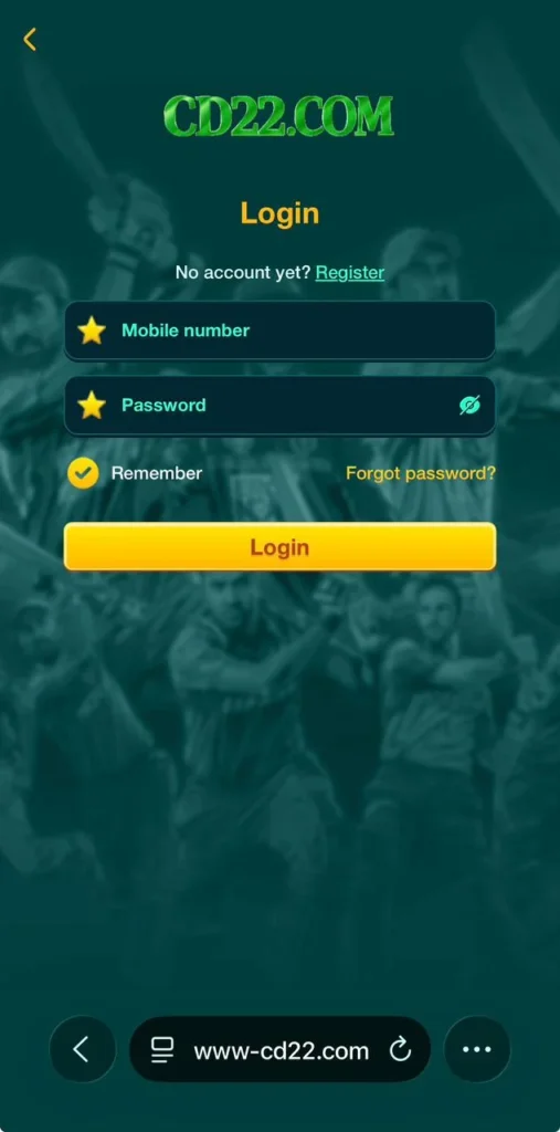 CD22 Game Login